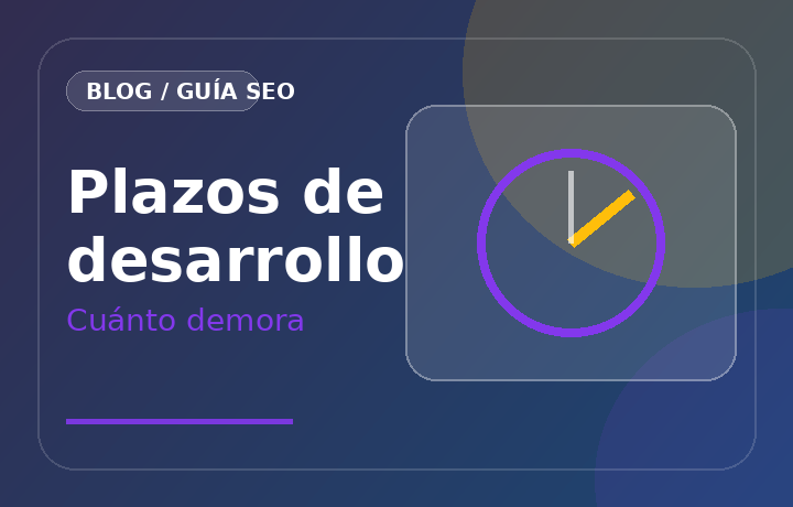 Cuánto demora crear una página web